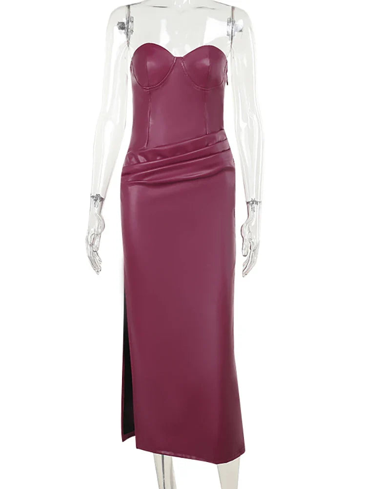 Loungesa PU Leather Dress