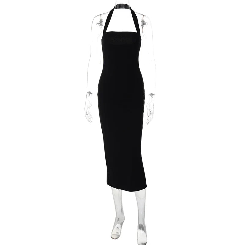 Majestic French Midi Dress