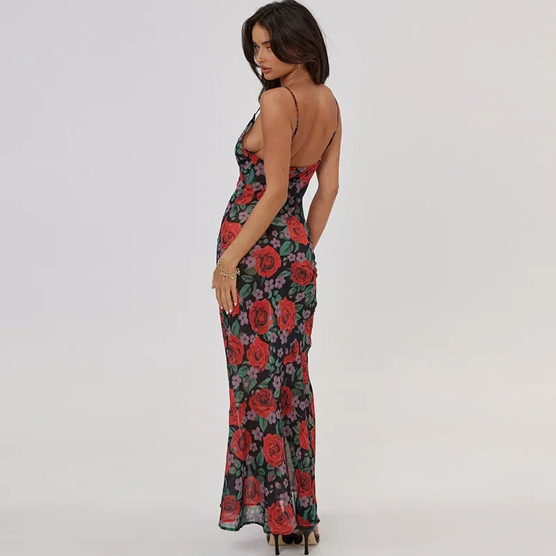 Guapita Flor Long Dress