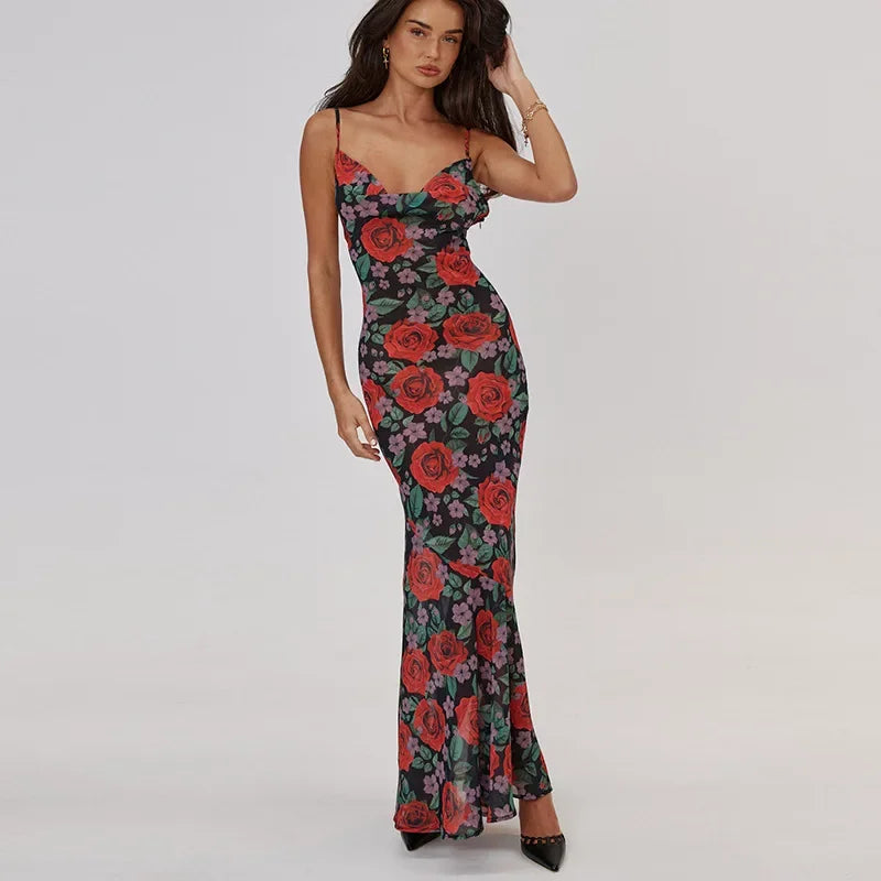 Guapita Flor Long Dress