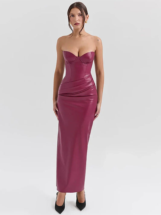Loungesa PU Leather Dress